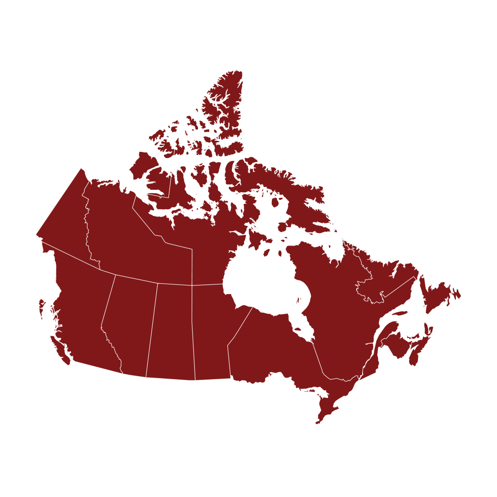 Map, Canada